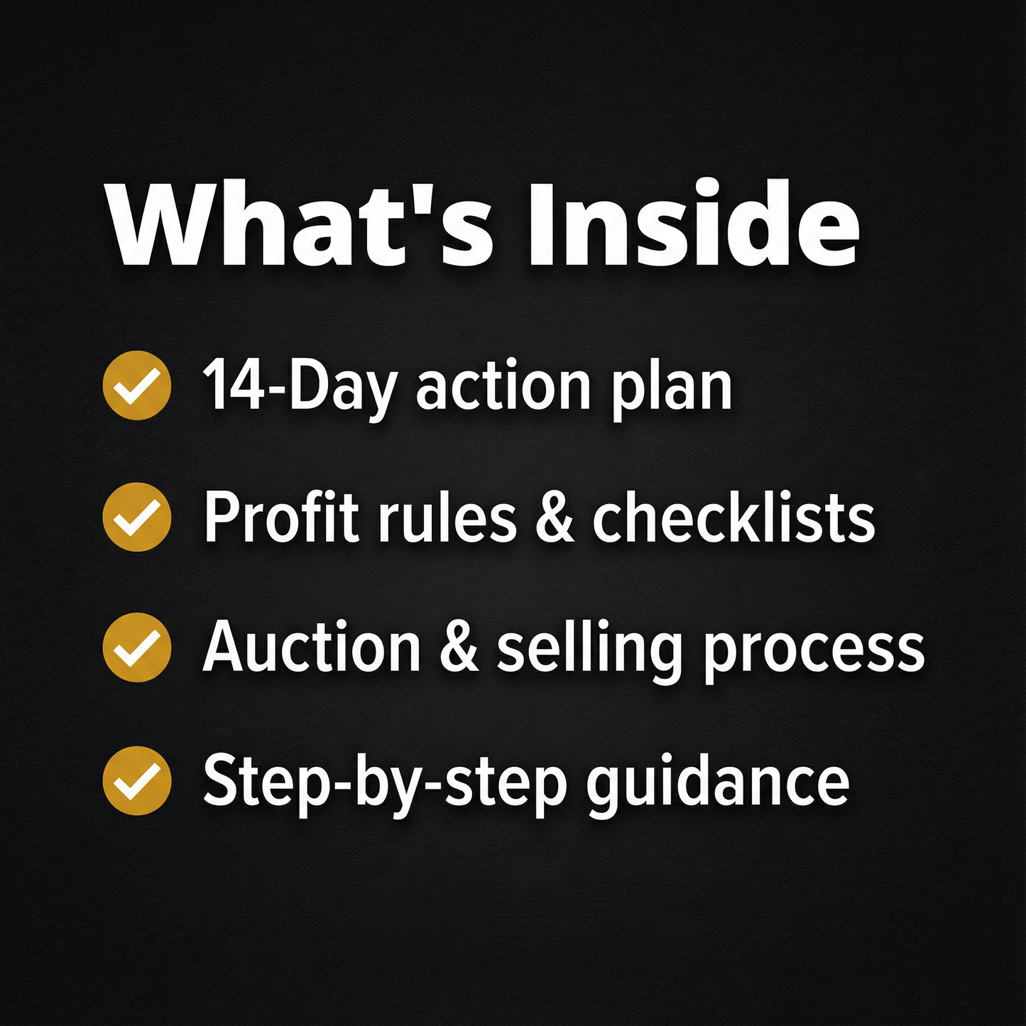 14-Day Car Flipping Blueprint - What's Inside