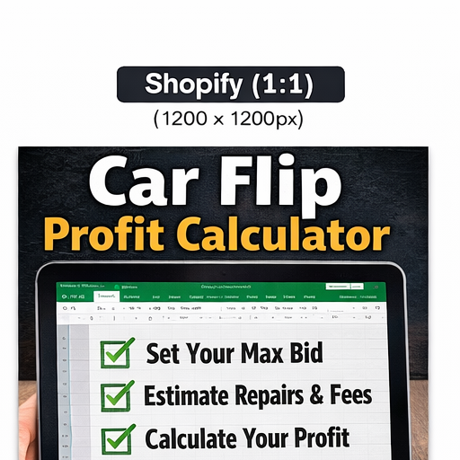 Car Flip Profit Calculator