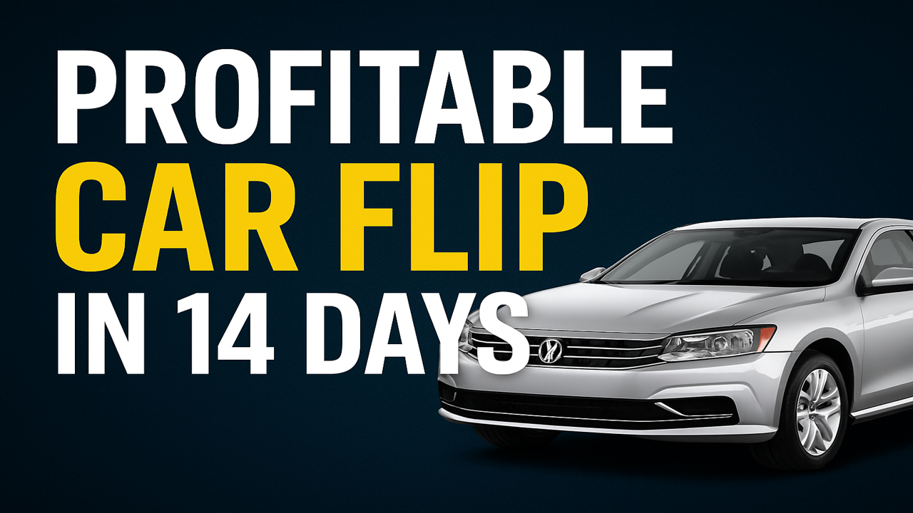 14-Day Car Flip Guide: Your Side Hustle Blueprint for Financial Independence